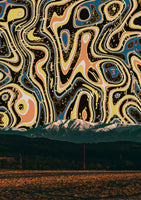 aluminium-print-psychedelic-mountain-dreamscape