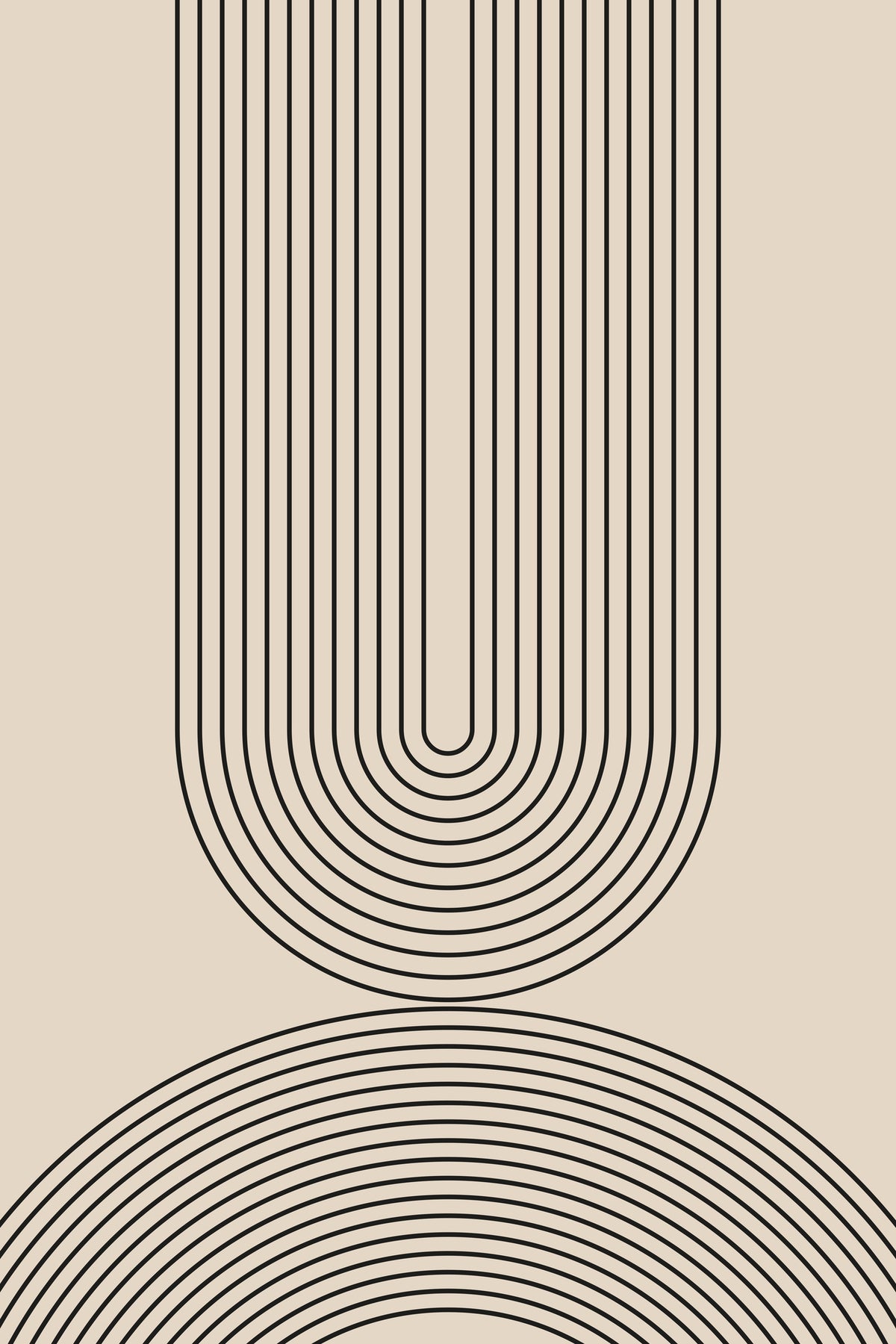 aluminium-print-black-line-art