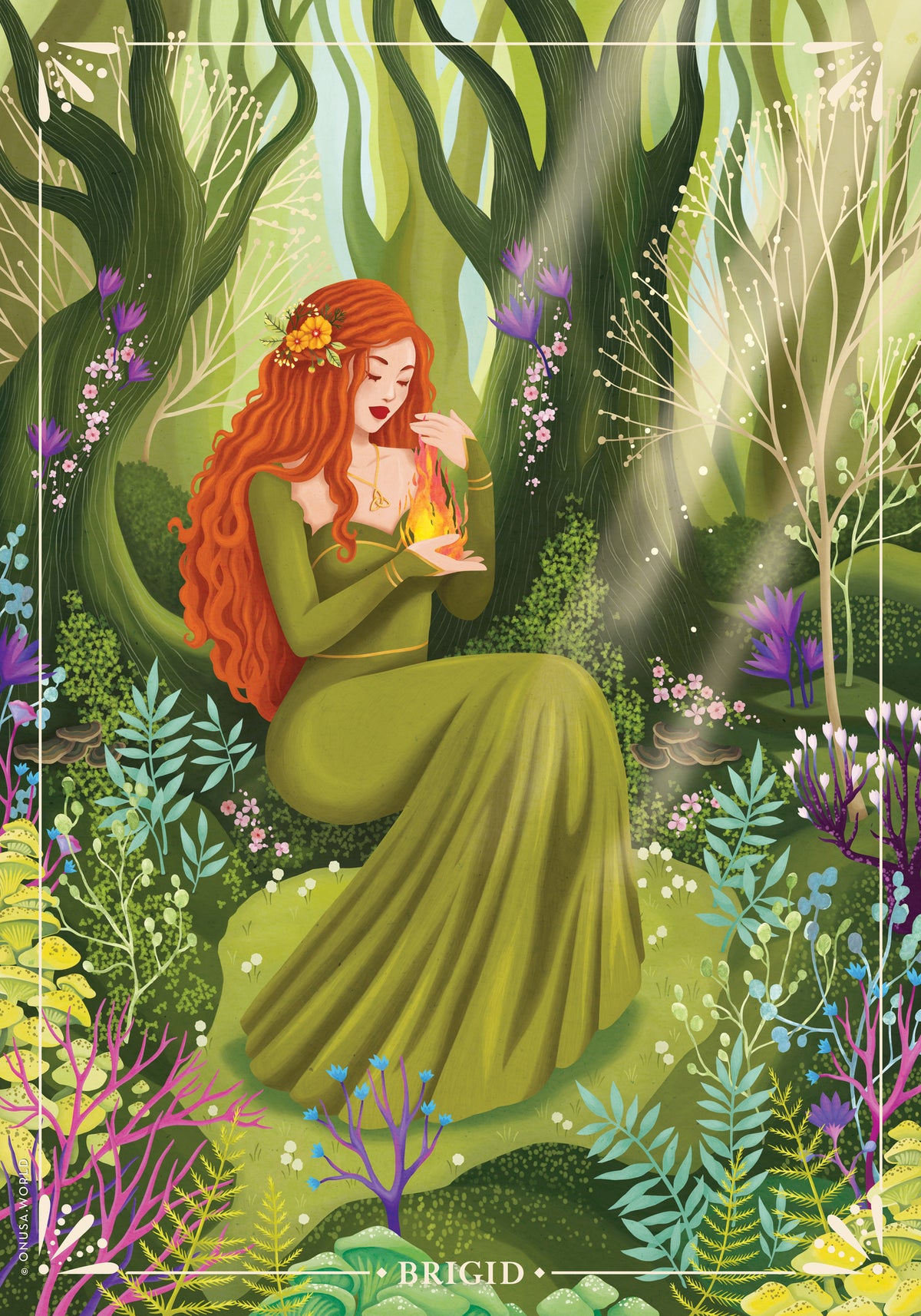 aluminium-print-brigid-celtic-goddess