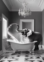 acrylic-print-joyful-elephant-bath-time