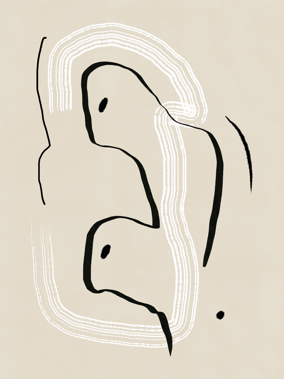 framedposter-print-reclining-nude-line-art