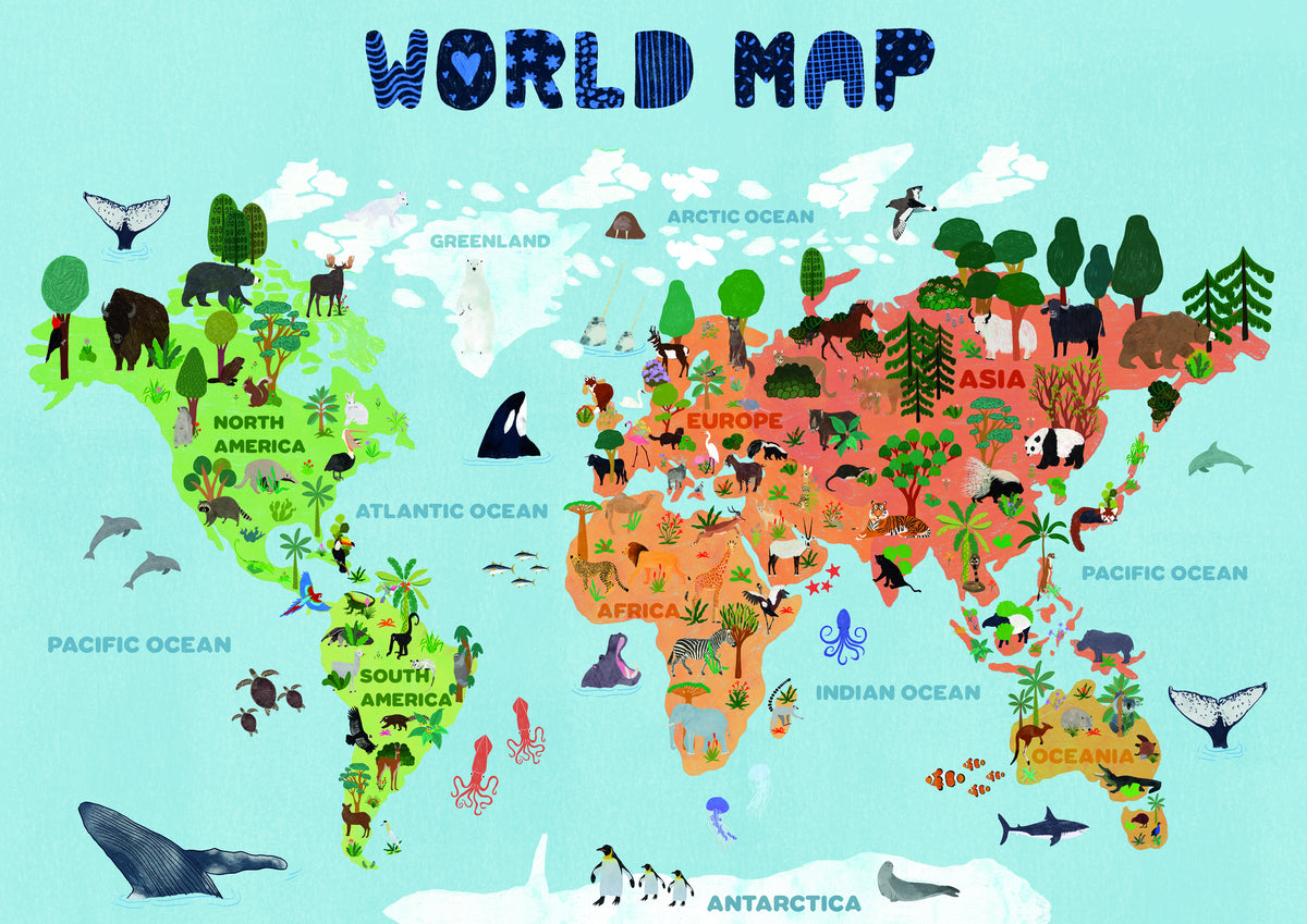 framedcanvas-print-world-map-for-kids