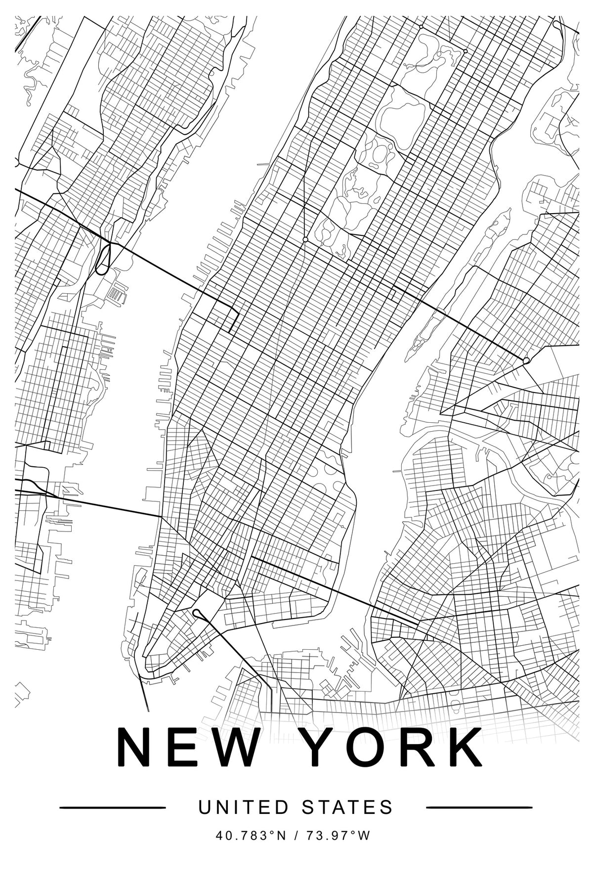 framedcanvas-print-new-york-map