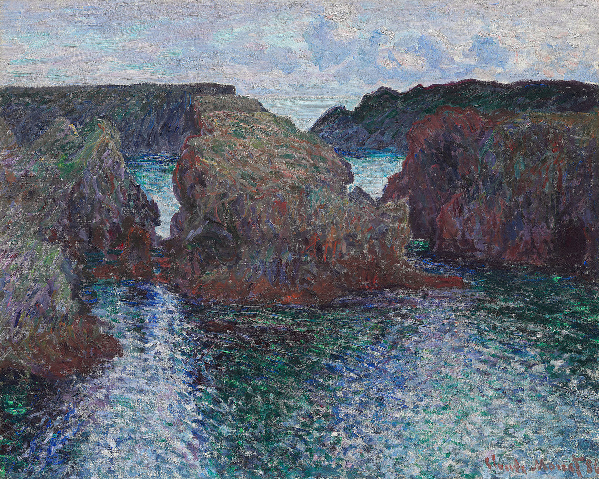 framedposter-print-rocks-at-port-goulphar-belle-ile-1886-by-claude-monet