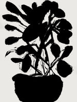 framedcanvas-print-potted-plant-silhouette-no1