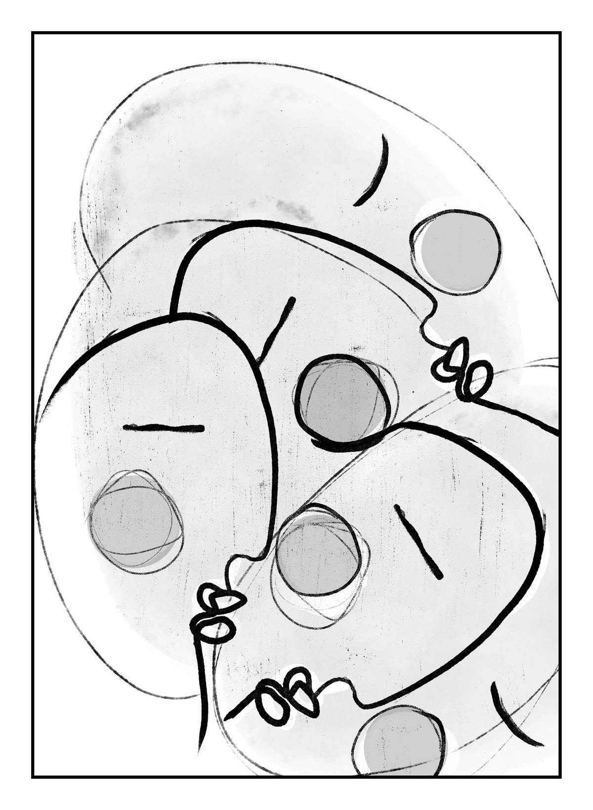 framedposter-print-ethereal-faces