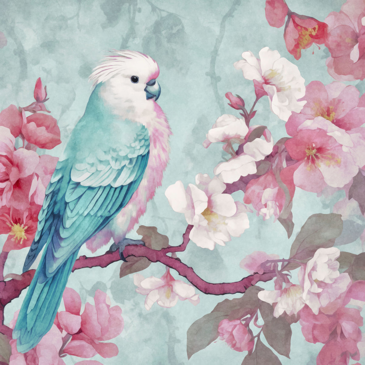 acrylic-print-sakura-spring-bird