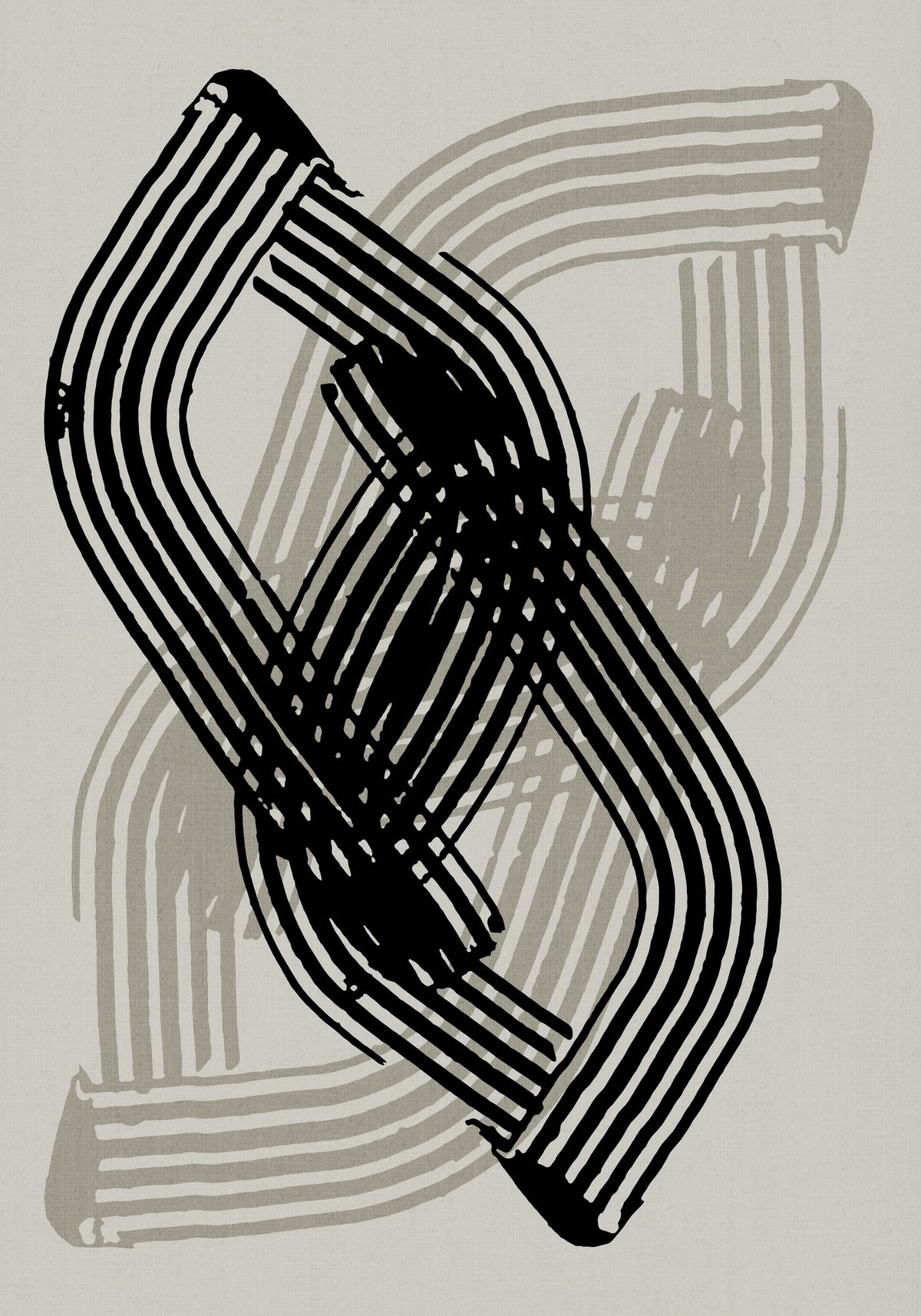 aluminium-print-abstract-curves-in-black-and-grey