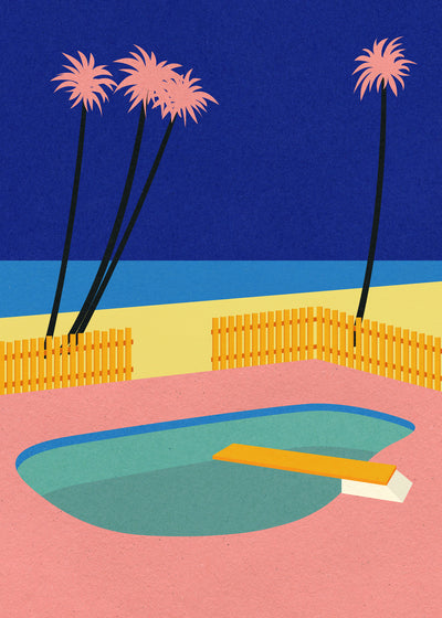 poster-print-malibu-beach