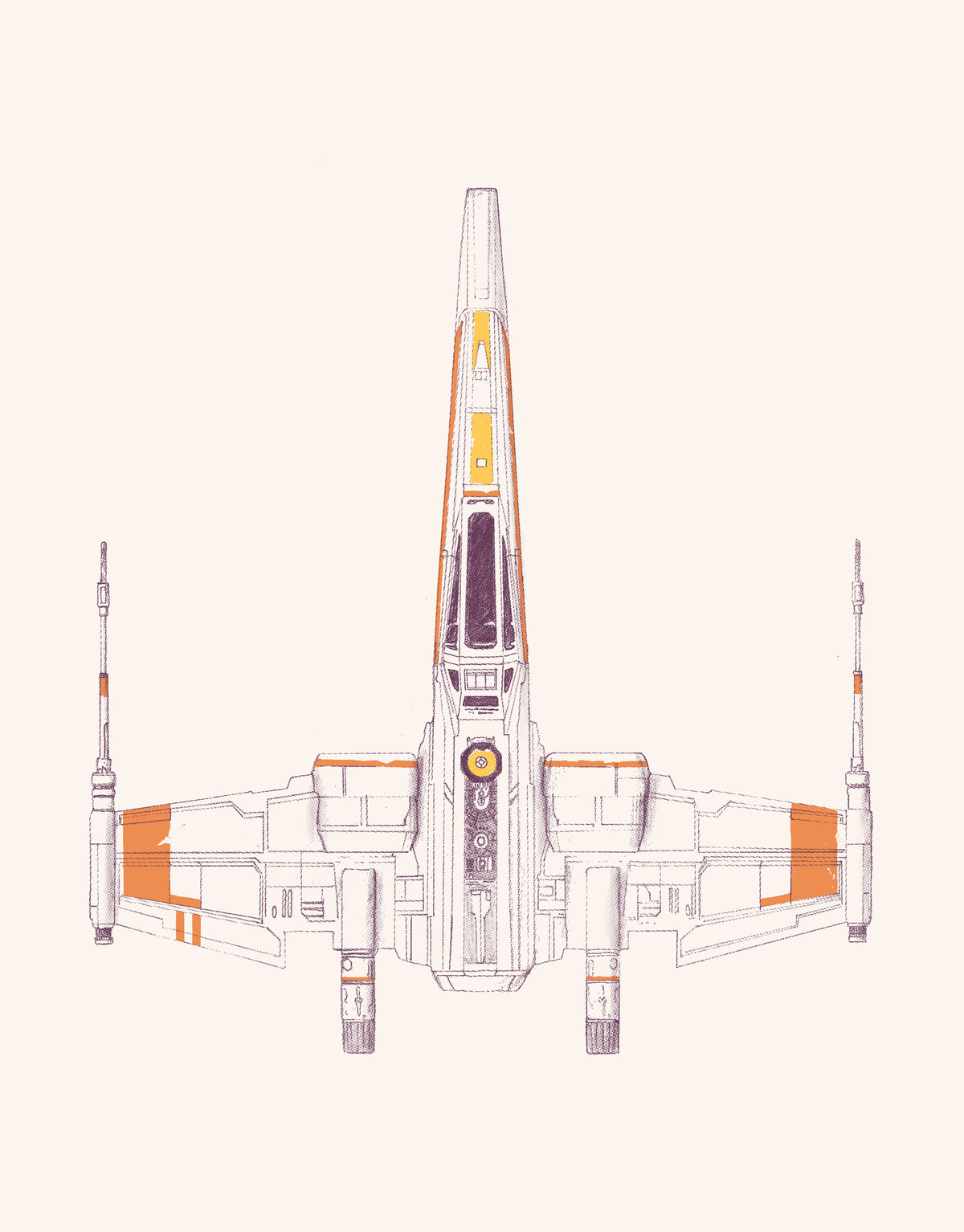 acrylic-print-spaceship