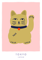 aluminium-print-maneki-neko-lucky-cat