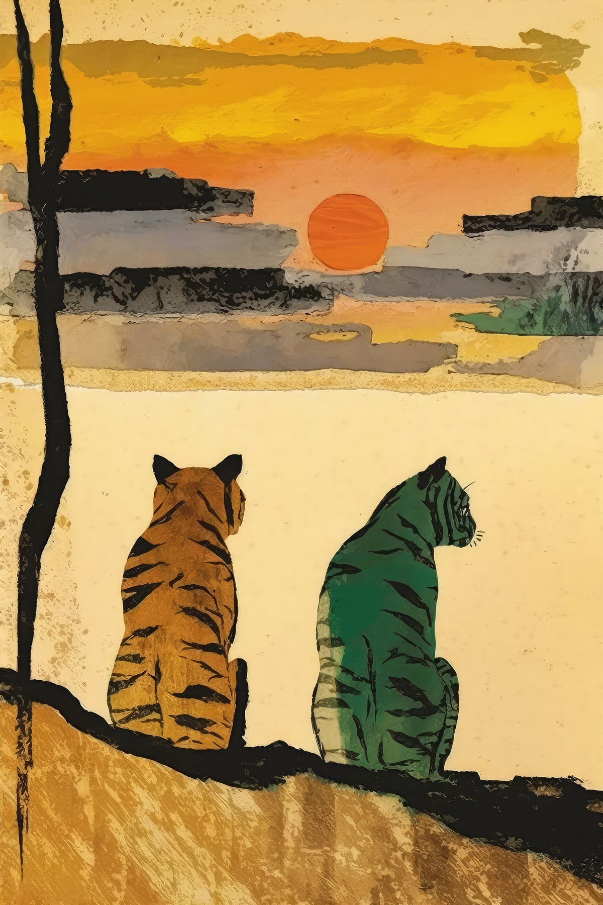 framedcanvas-print-sunset-companions