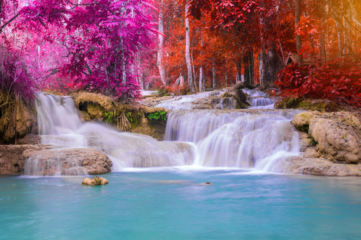 poster-print-paradisiacal-waterfall
