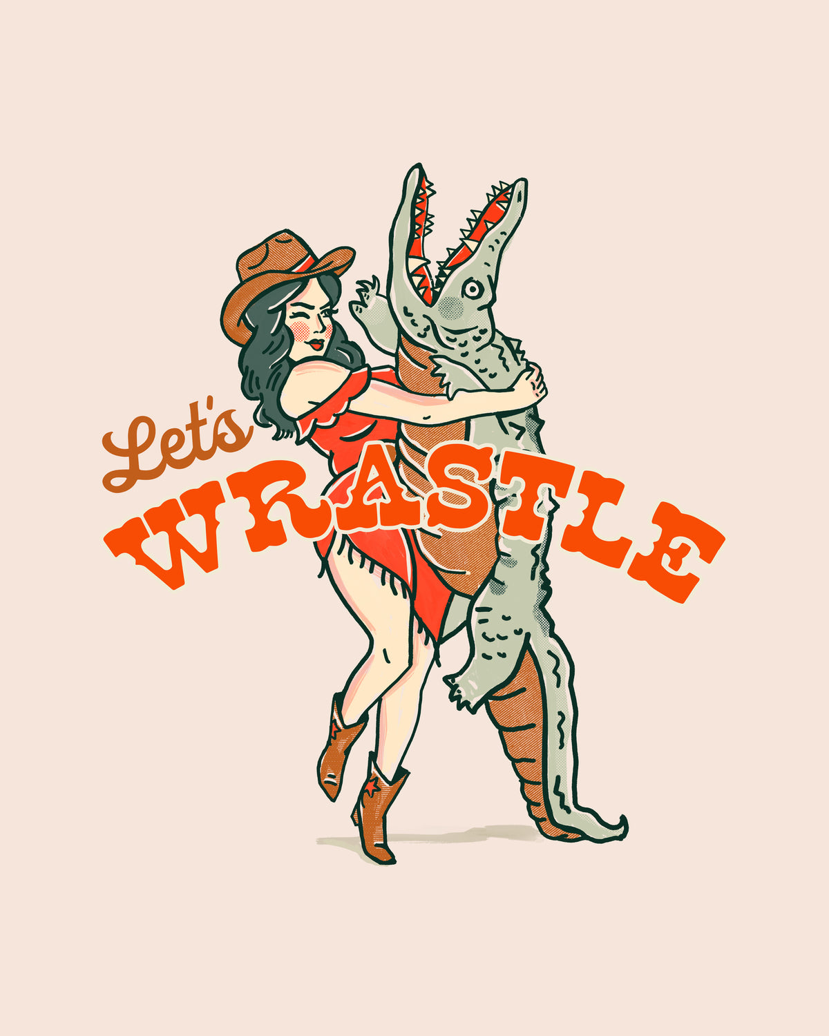 poster-print-lets-wrastle-poster