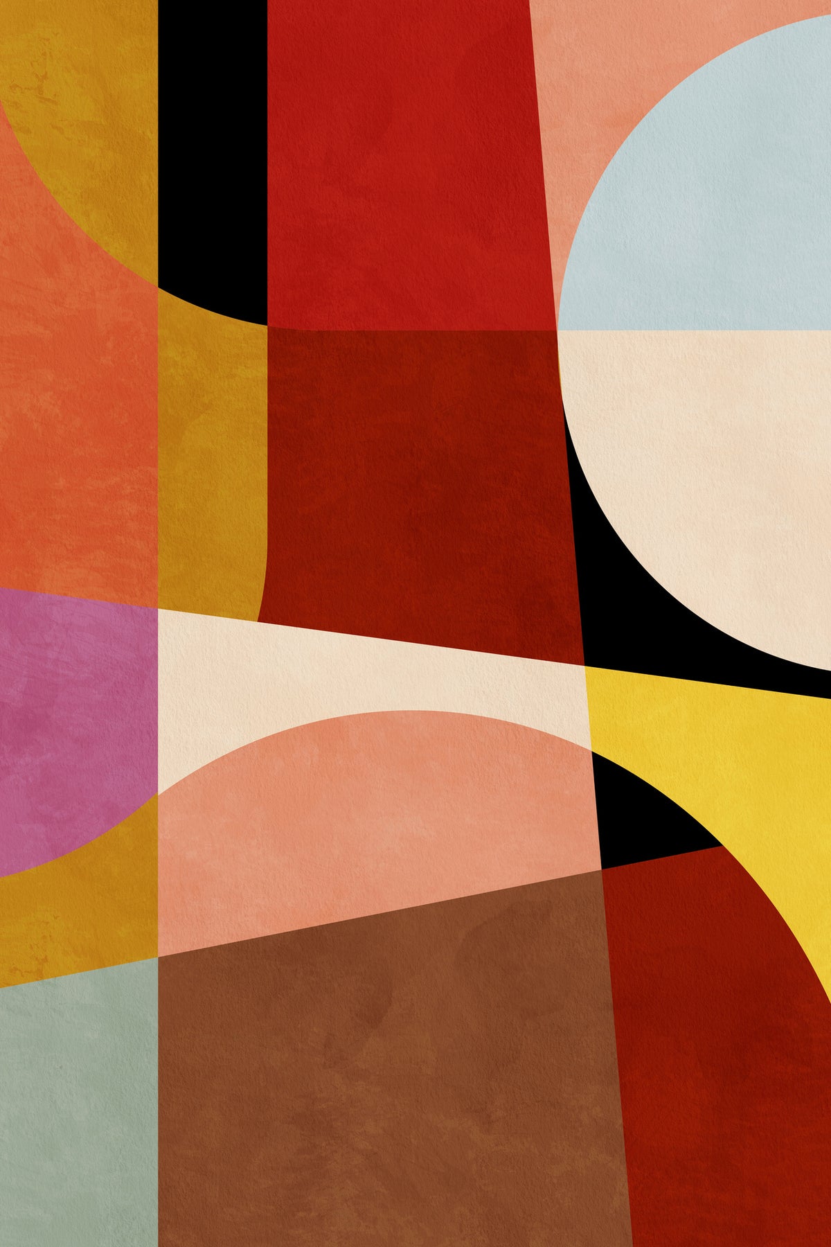 framedcanvas-print-warm-colors-bauhaus-geometry2