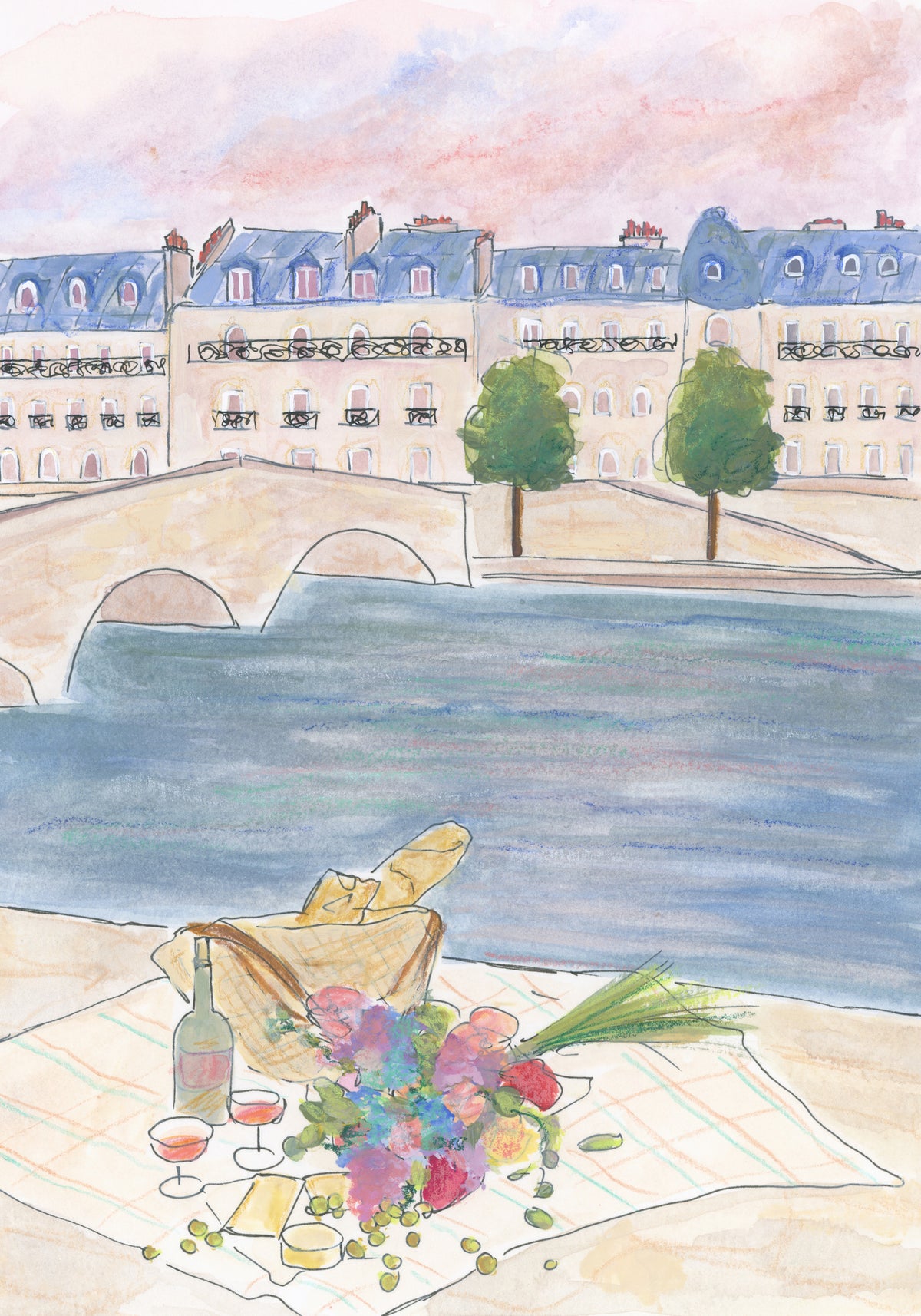 framedcanvas-print-paris-picnic-at-the-seine