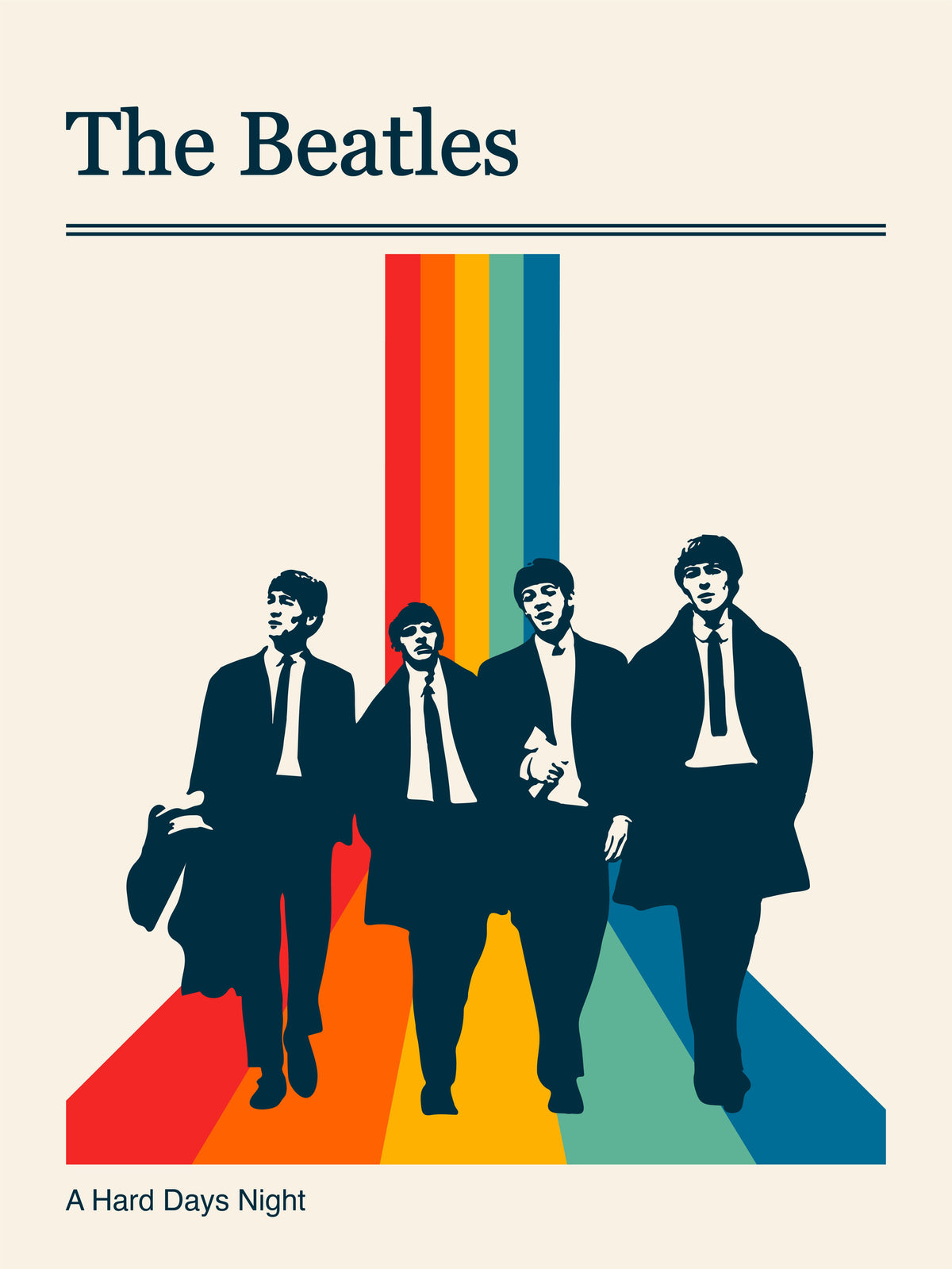 canvas-print-the-beatles-retro-gig-poster