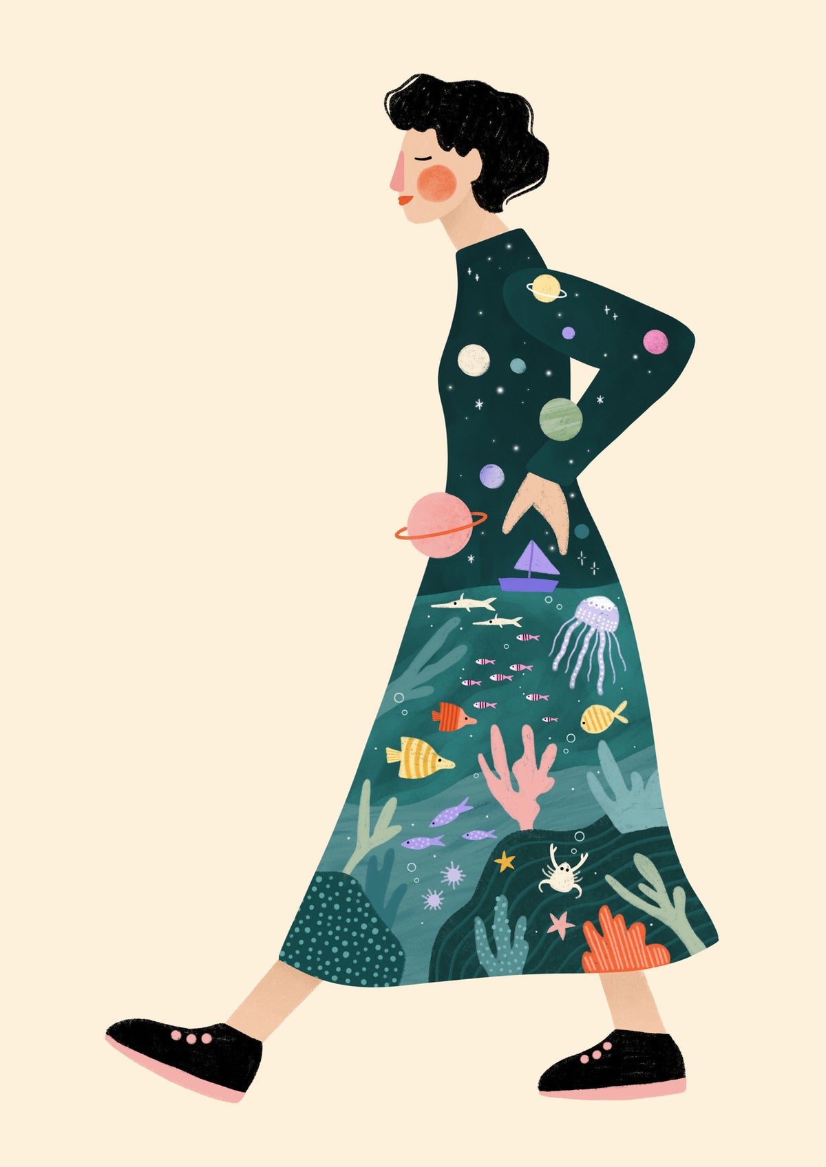 acrylic-print-cosmic-journey-dress