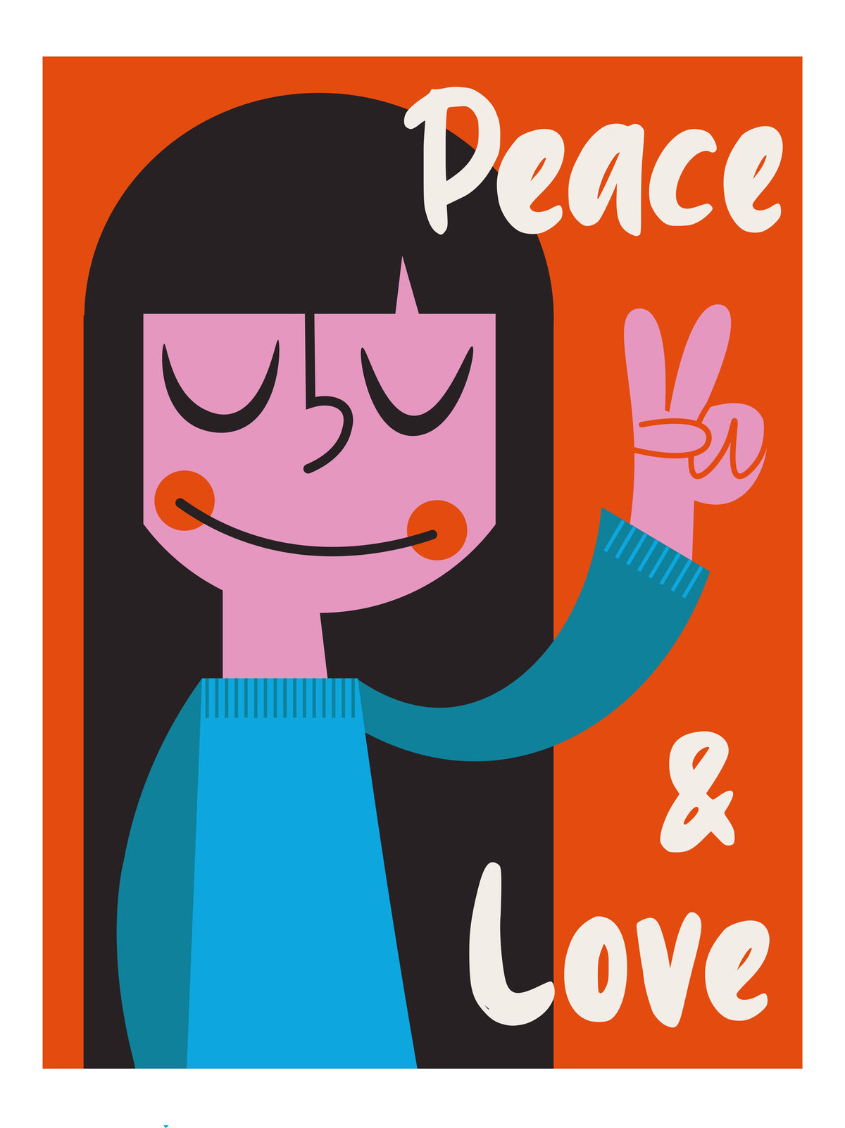 acrylic-print-peace-amp-love-mid-century-illustration