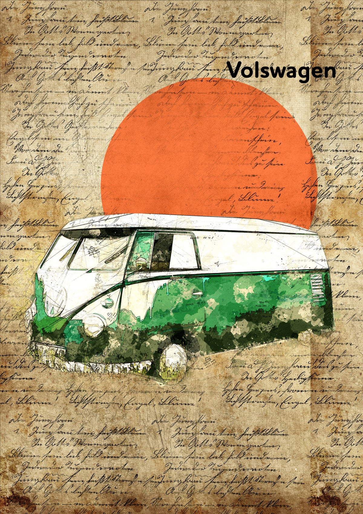 framedcanvas-print-volkswagen-combi-green-classic