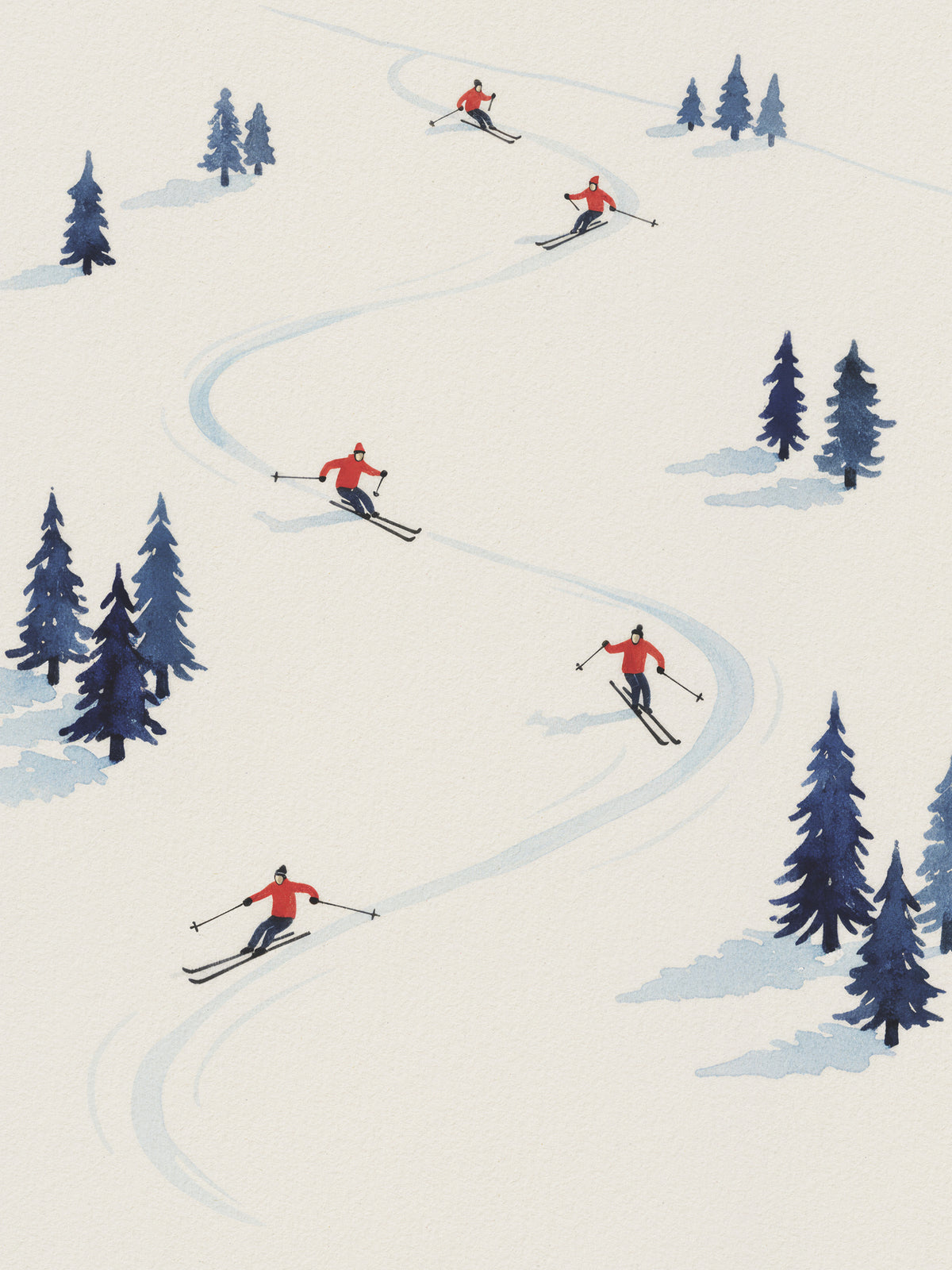 canvas-print-five-skiers