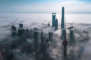modern-3-piece-acrylic-print-shanghai-in-the-fog-from-above