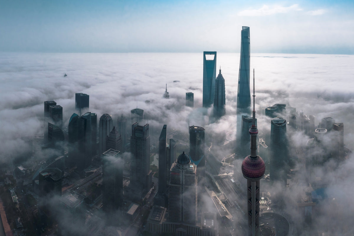 modern-3-piece-acrylic-print-shanghai-in-the-fog-from-above