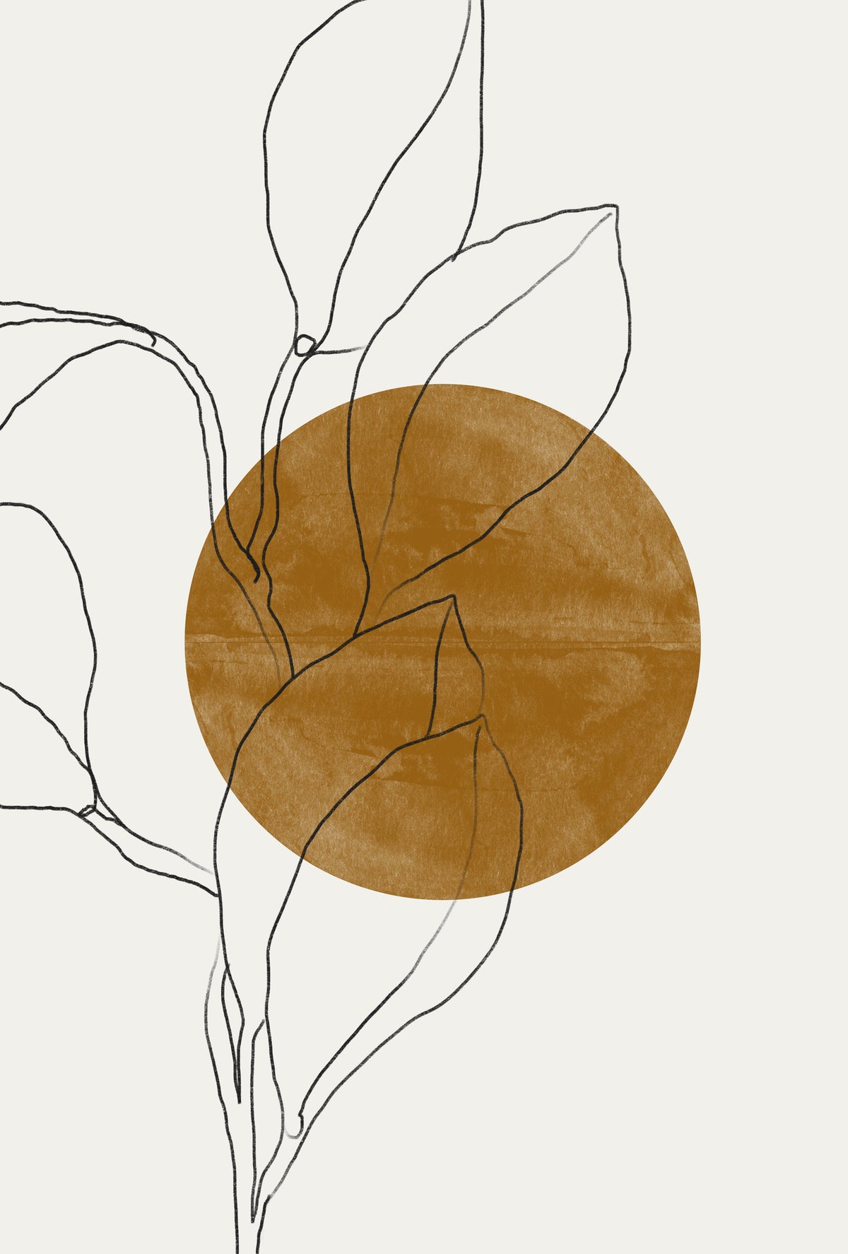framedposter-print-line-leaf-harmony