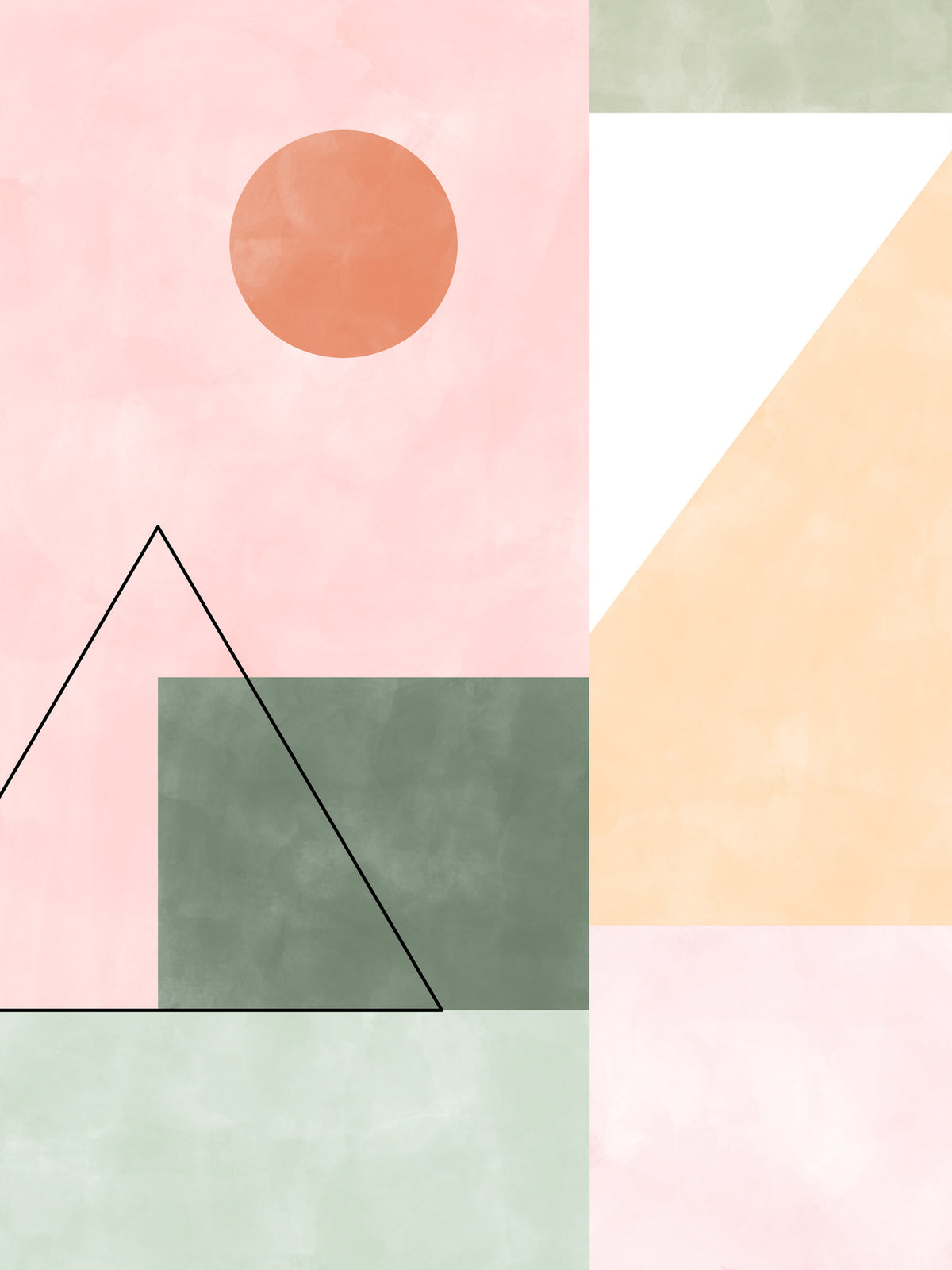 acrylic-print-pastel-tones-with-minimalist-shapes