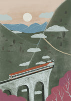framedposter-print-train