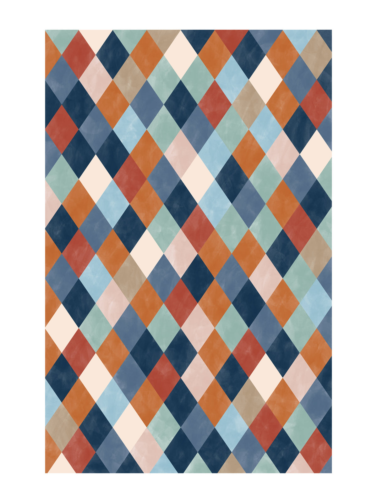 acrylic-print-harlequin-pattern-with-multicolored-diamond-hapes
