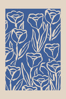 framedcanvas-print-blue-tulip-pattern