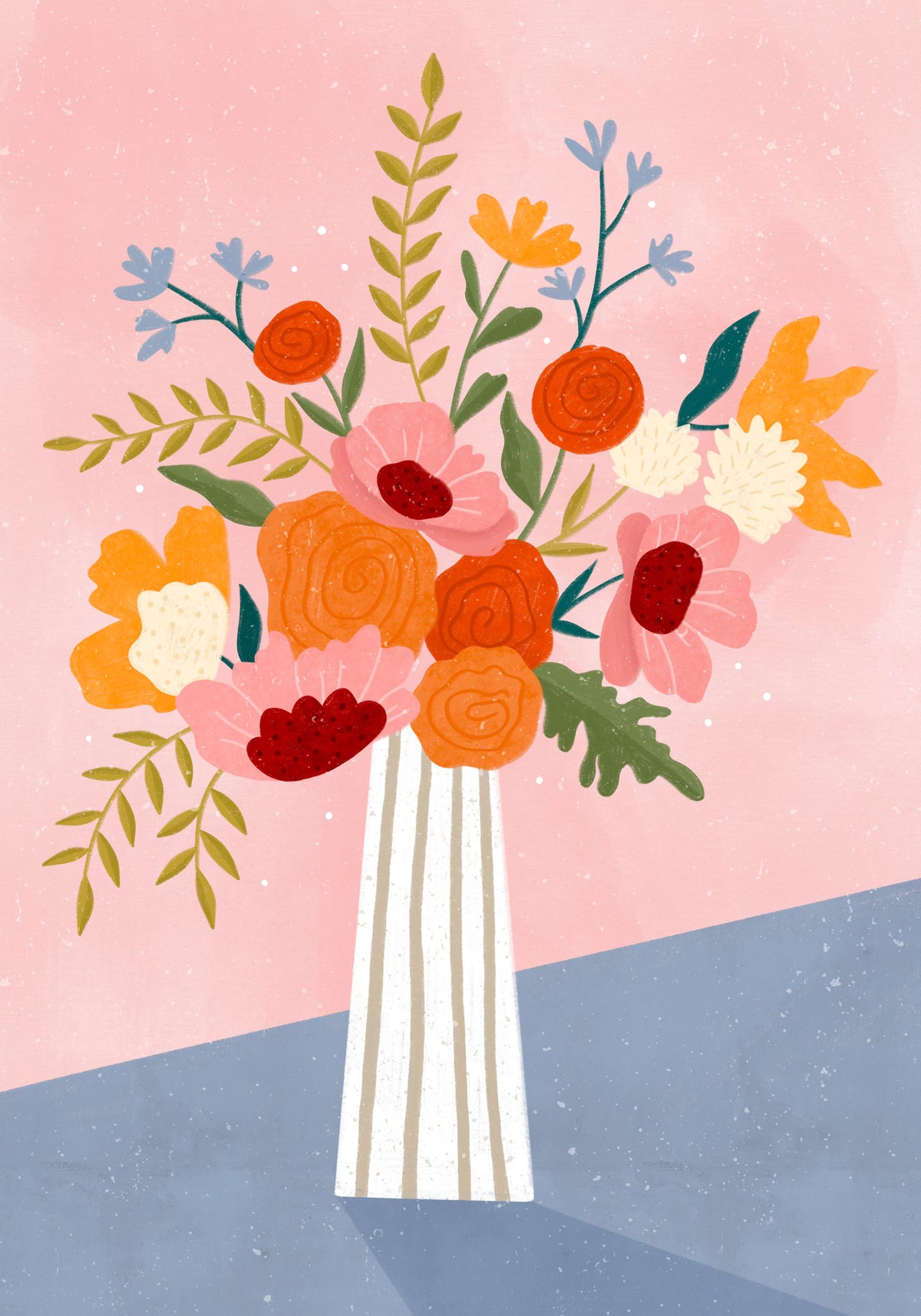 framedposter-print-line-vase-with-flowers