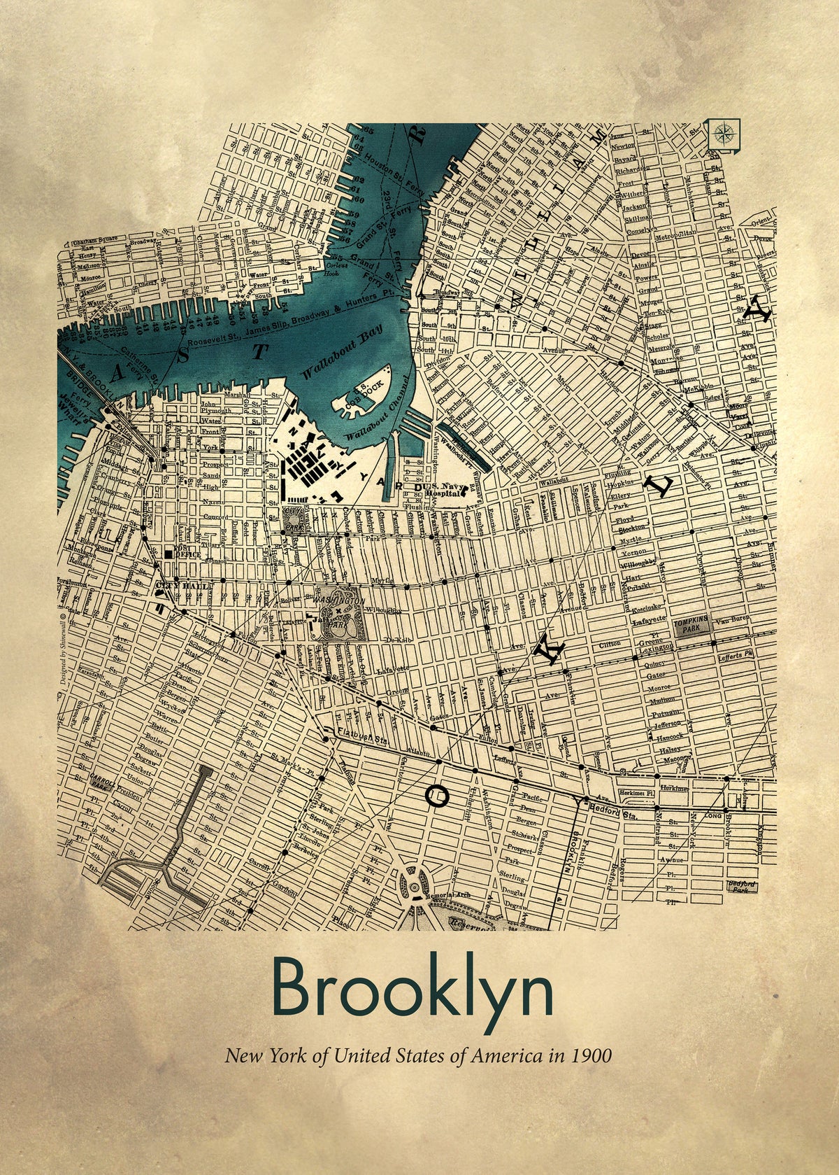 poster-print-brooklyn-map