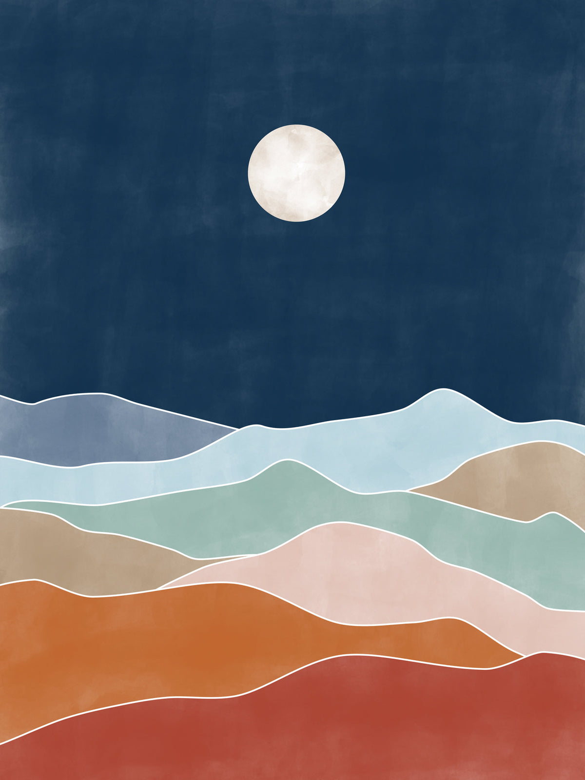 framedposter-print-moonlit-hill-scape