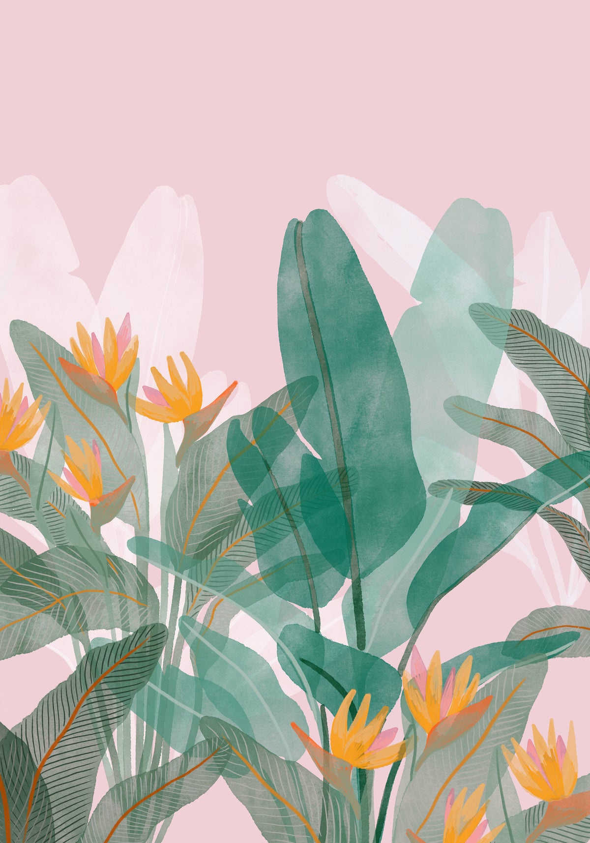 framedcanvas-print-botanical-pink
