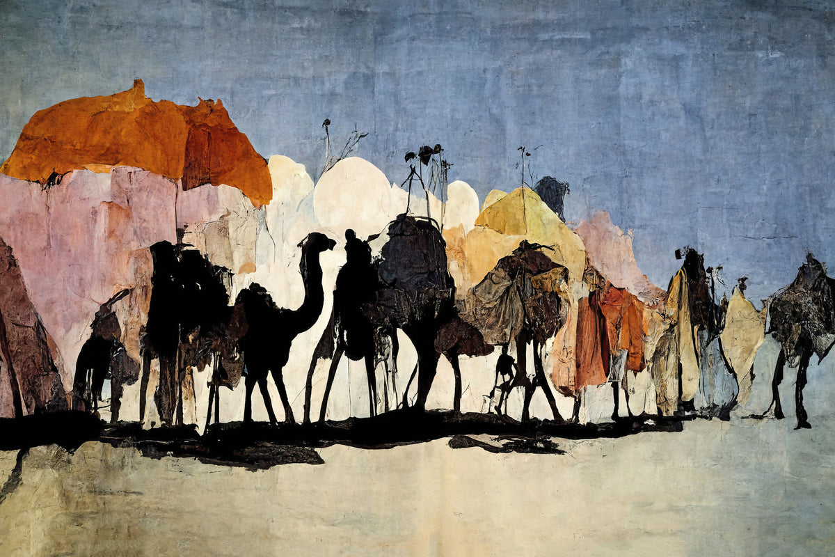 framedposter-print-desert-caravan-journey