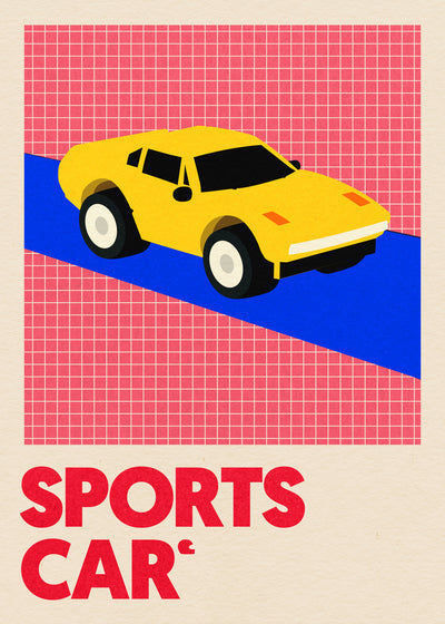 poster-print-sports-car