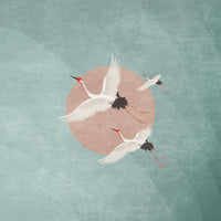 acrylic-print-cranes-in-flight