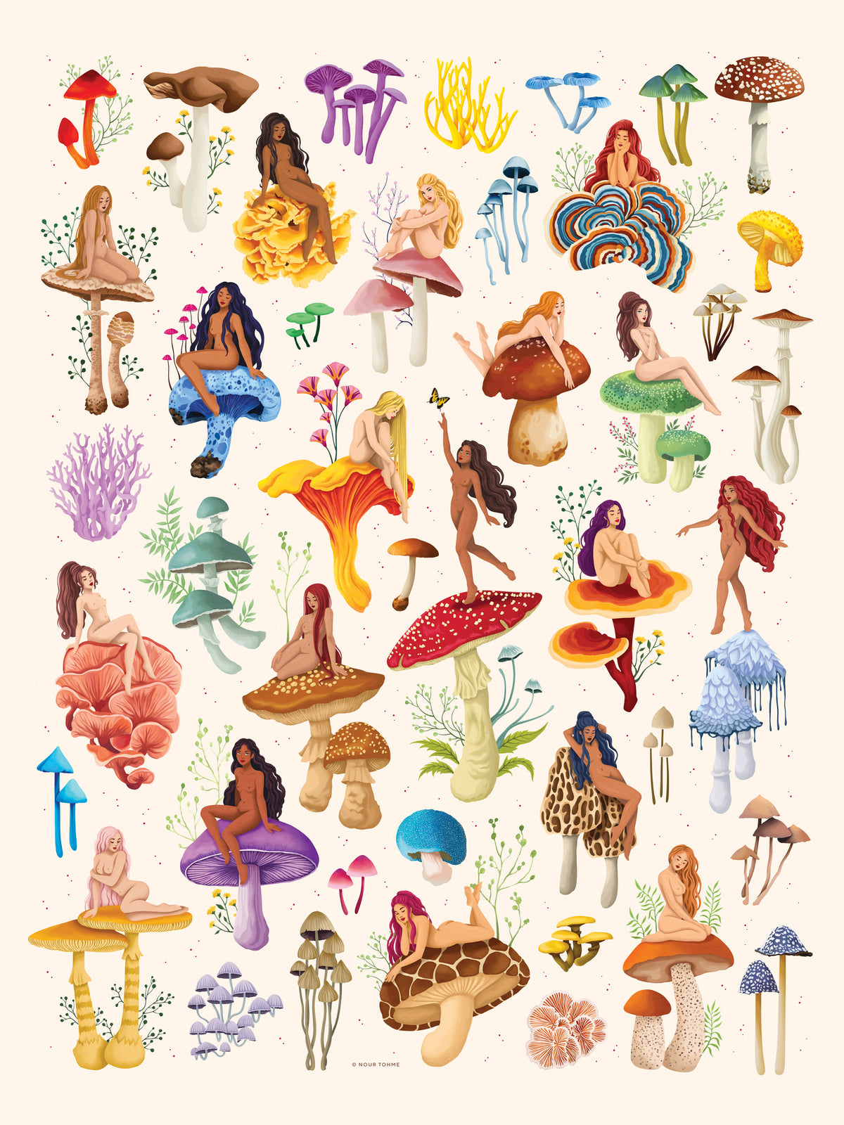 canvas-print-mushroom-nymphs-light
