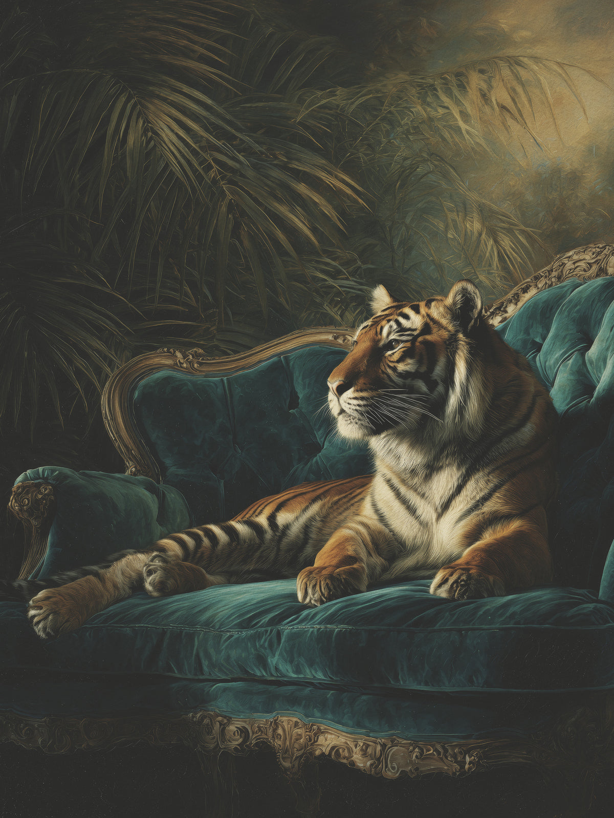 framedcanvas-print-resting-tiger