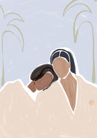 framedcanvas-print-girlfriends-print-by-ivy-green-illustrations