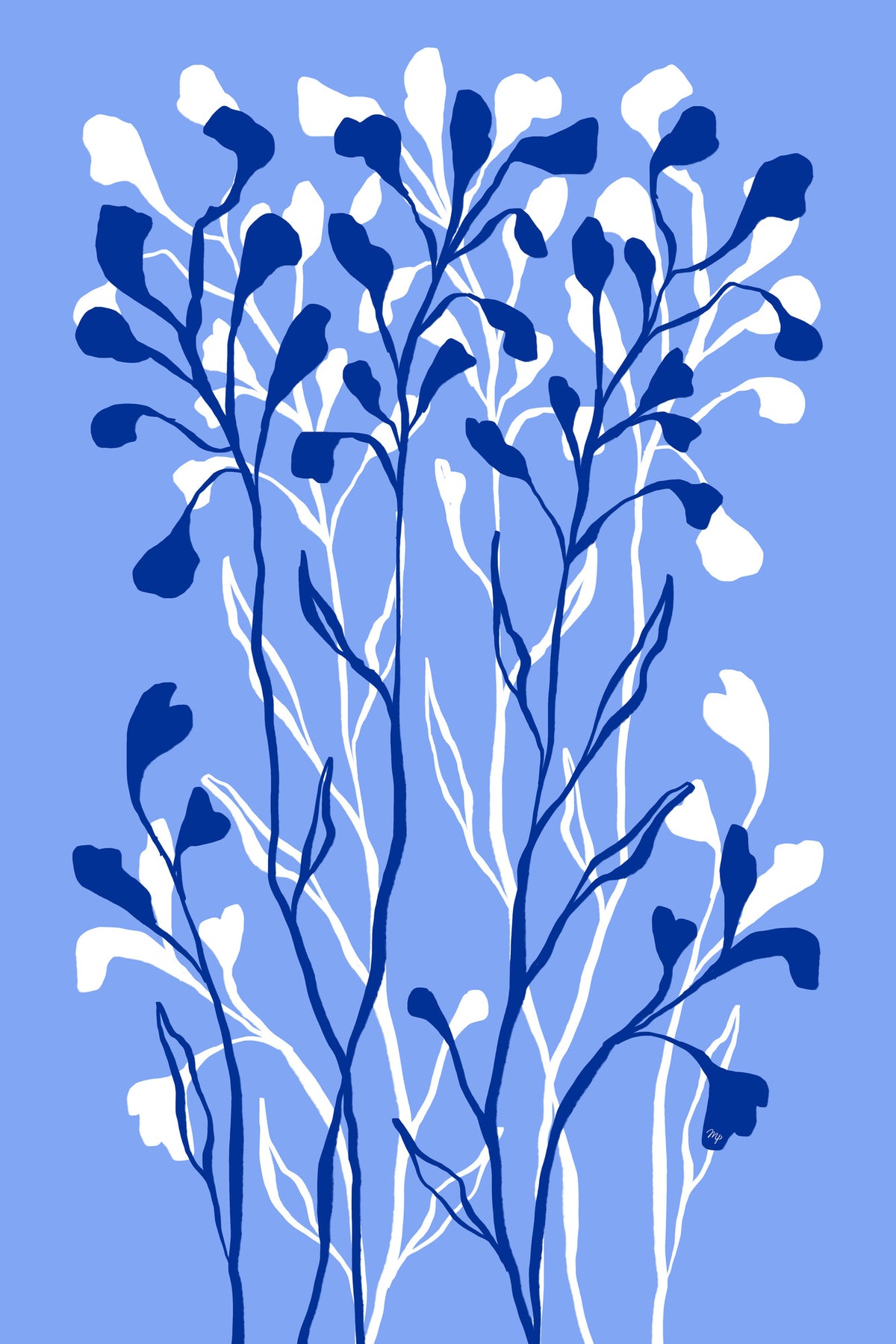 poster-print-blue-flora-harmony