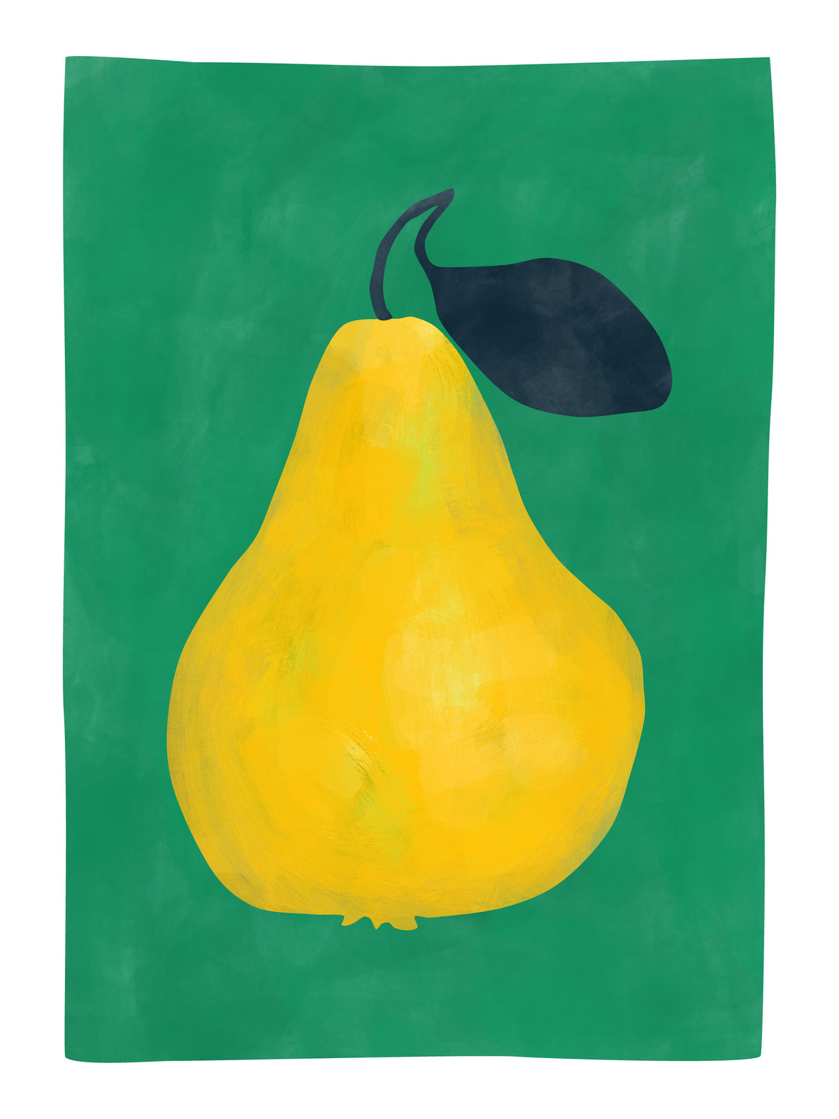 framedcanvas-print-minimalist-yellow-pear