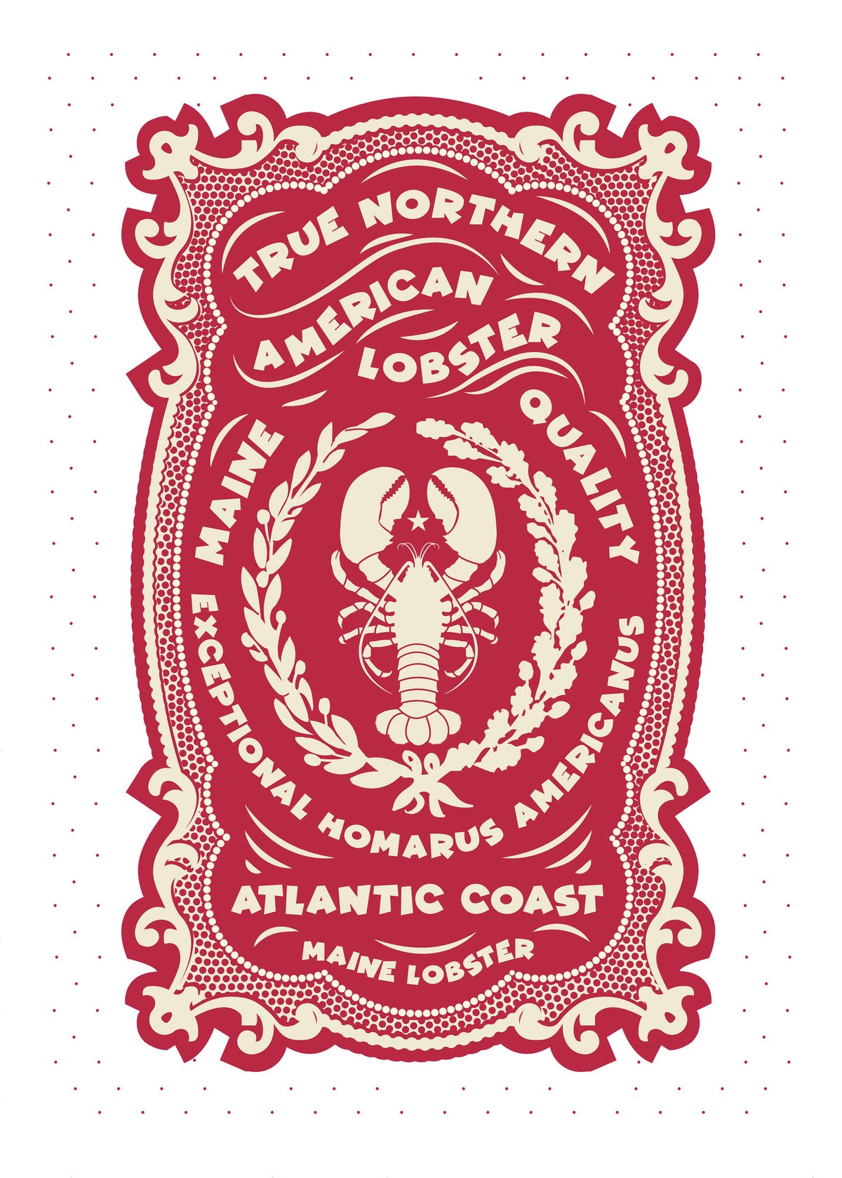 aluminium-print-red-lobster