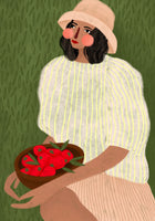 canvas-print-woman-with-strawberries