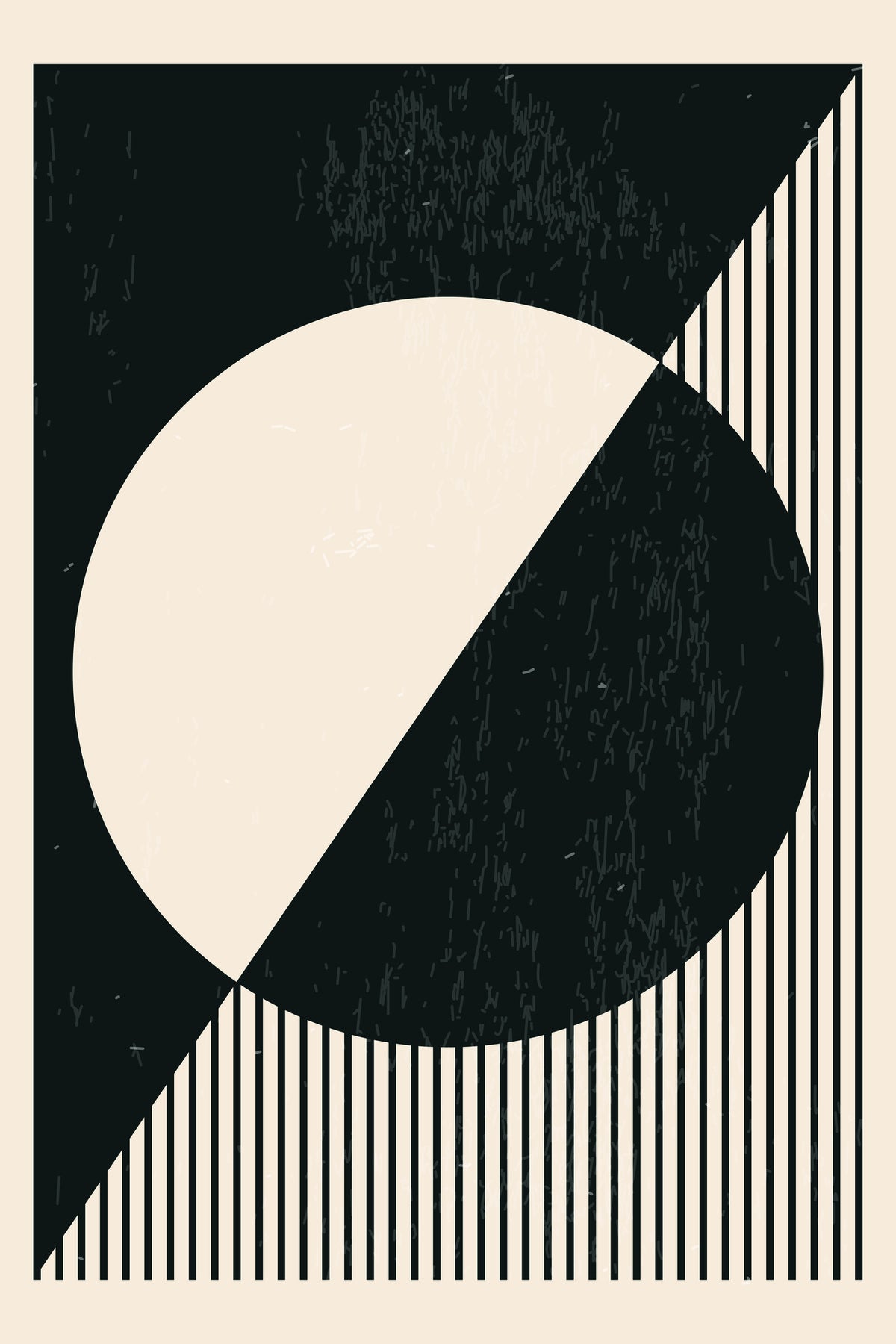 aluminium-print-black-and-white-planets-series-2