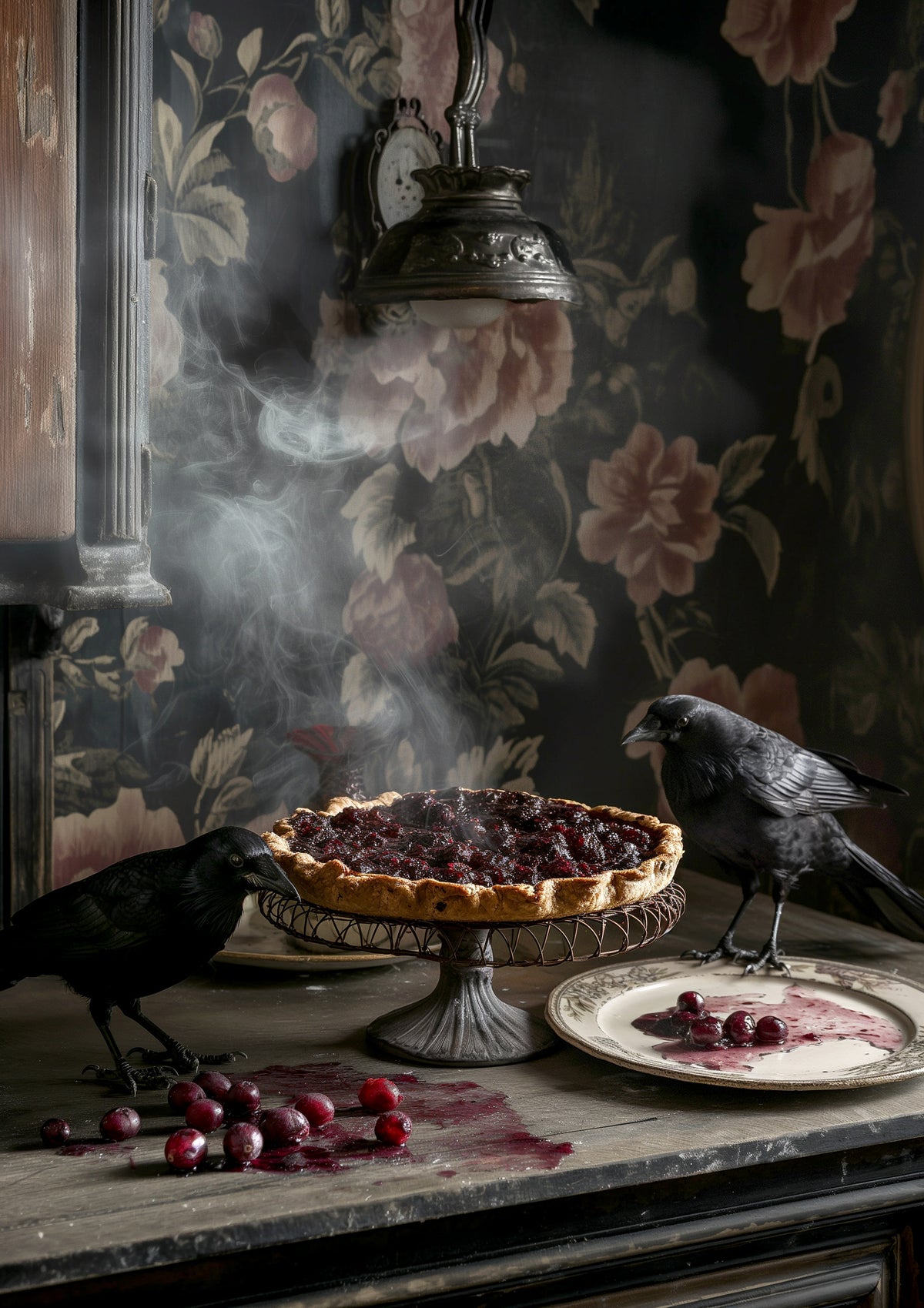 acrylic-print-cherry-pie-crow