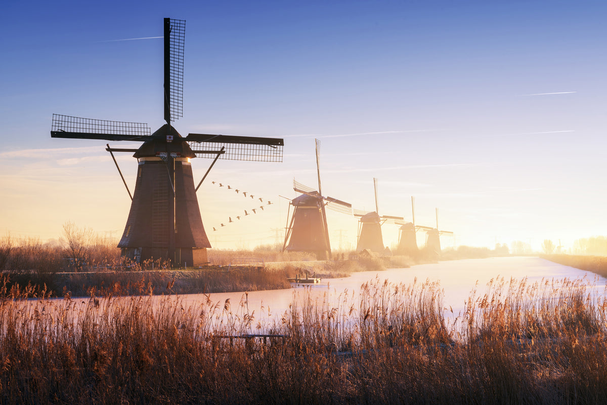 modern-3-piece-aluminium-print-kinderdijk-iv