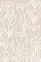 canvas-print-white-tulip-pattern